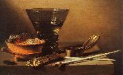 Petrus Christus Still Life with Wine and Smoking Implements USA oil painting artist
